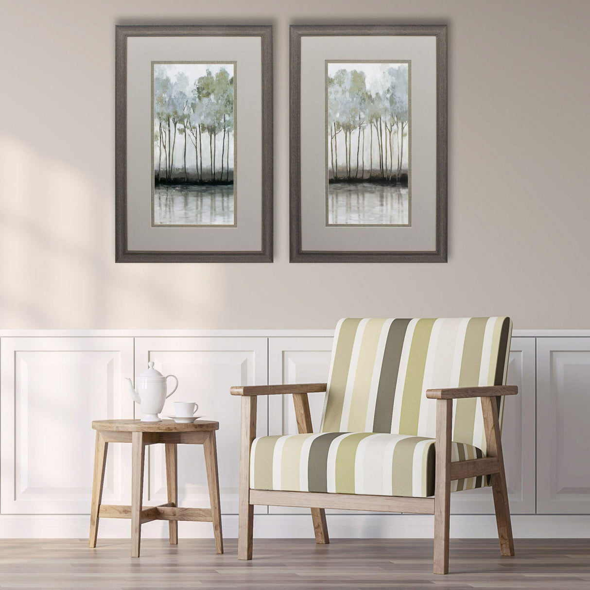 Paragon Woodland Hills S/2 Neutral 35 X 23 X 1 Wall Art