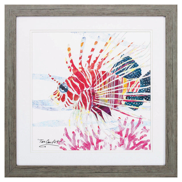 Paragon Sea Creature Fish Yellow 23 X 23 X 2 Wall Art