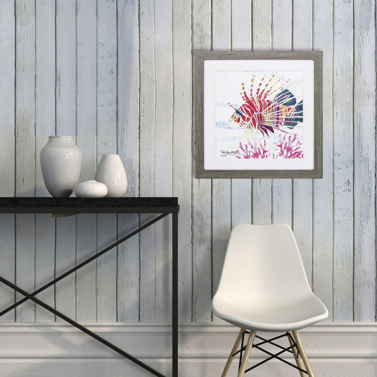 Paragon Sea Creature Fish Yellow 23 X 23 X 2 Wall Art