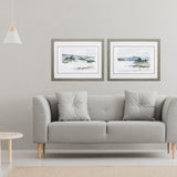 Paragon Overcast Lake Study S/2 Green 25 X 31 X 2 Wall Art