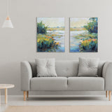 Paragon Marsh Colors S/2 Green 30 X 24 X 2 Wall Art