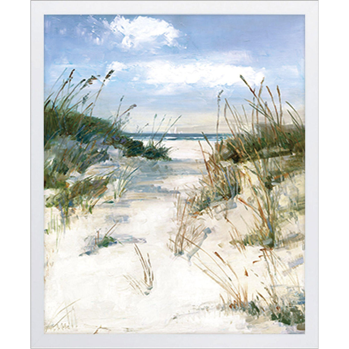 Paragon Dune View Green 31 X 25 X 2 Wall Art