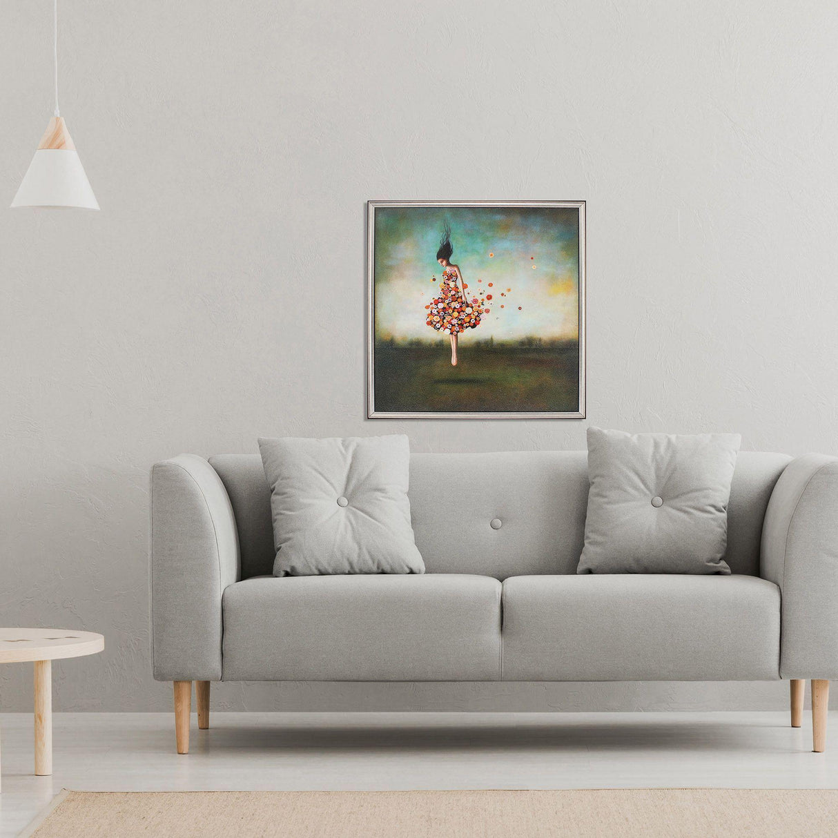 Paragon Boundlessness in Bloom Green 27 X 27 X 2 Wall Art