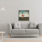 Paragon Boundlessness in Bloom Green 27 X 27 X 2 Wall Art