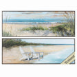 Paragon Wind Water S/2 Blue 12 X 36 X 2 Wall Art
