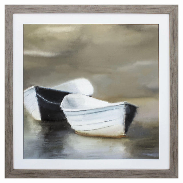 Paragon Boat Friends Green 30 X 30 X 2 Wall Art