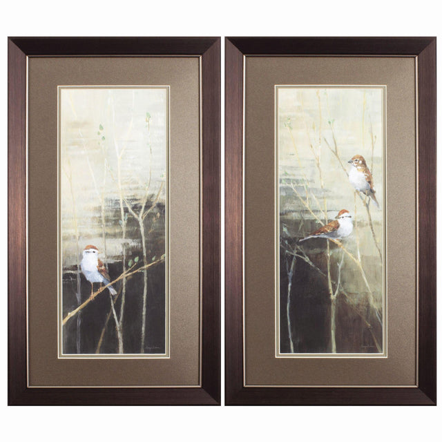 Paragon Sparrows Dusk S/2 Neutral 27 X 15 X 1 Wall Art