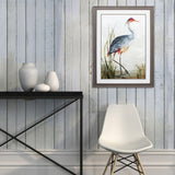 Paragon Gray Heron Blue 36 X 27 X 1 Wall Art