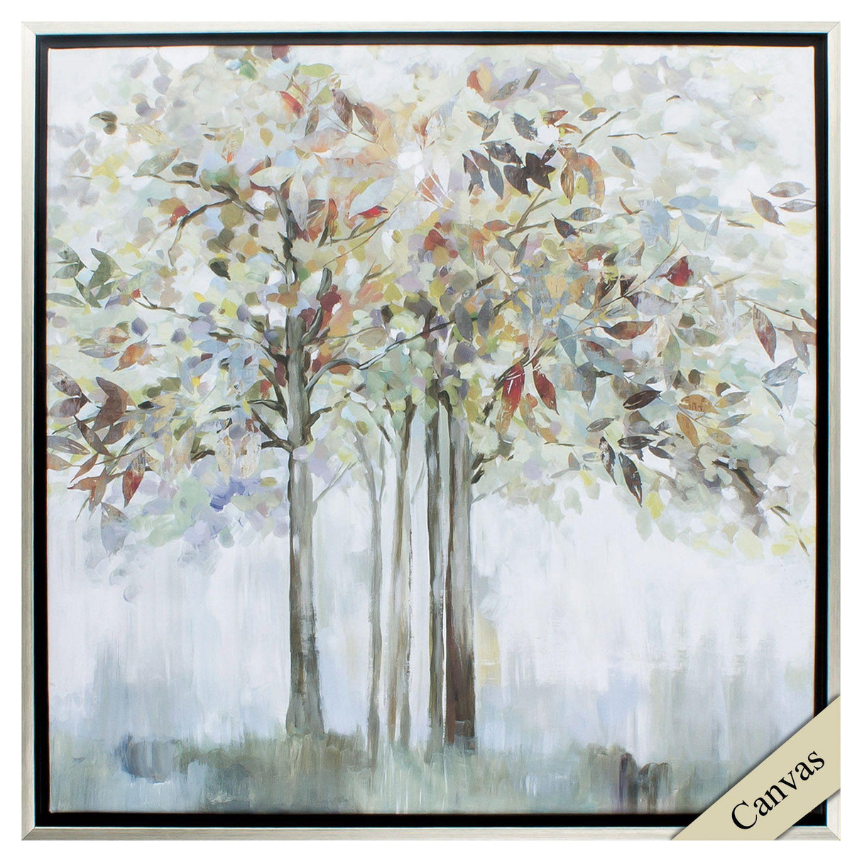 Paragon Colorful Tree Green 30 X 30 X 2 Wall Art