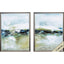 Paragon Cool Before Warmth S/2 Green 20 X 14 X 3 Wall Art