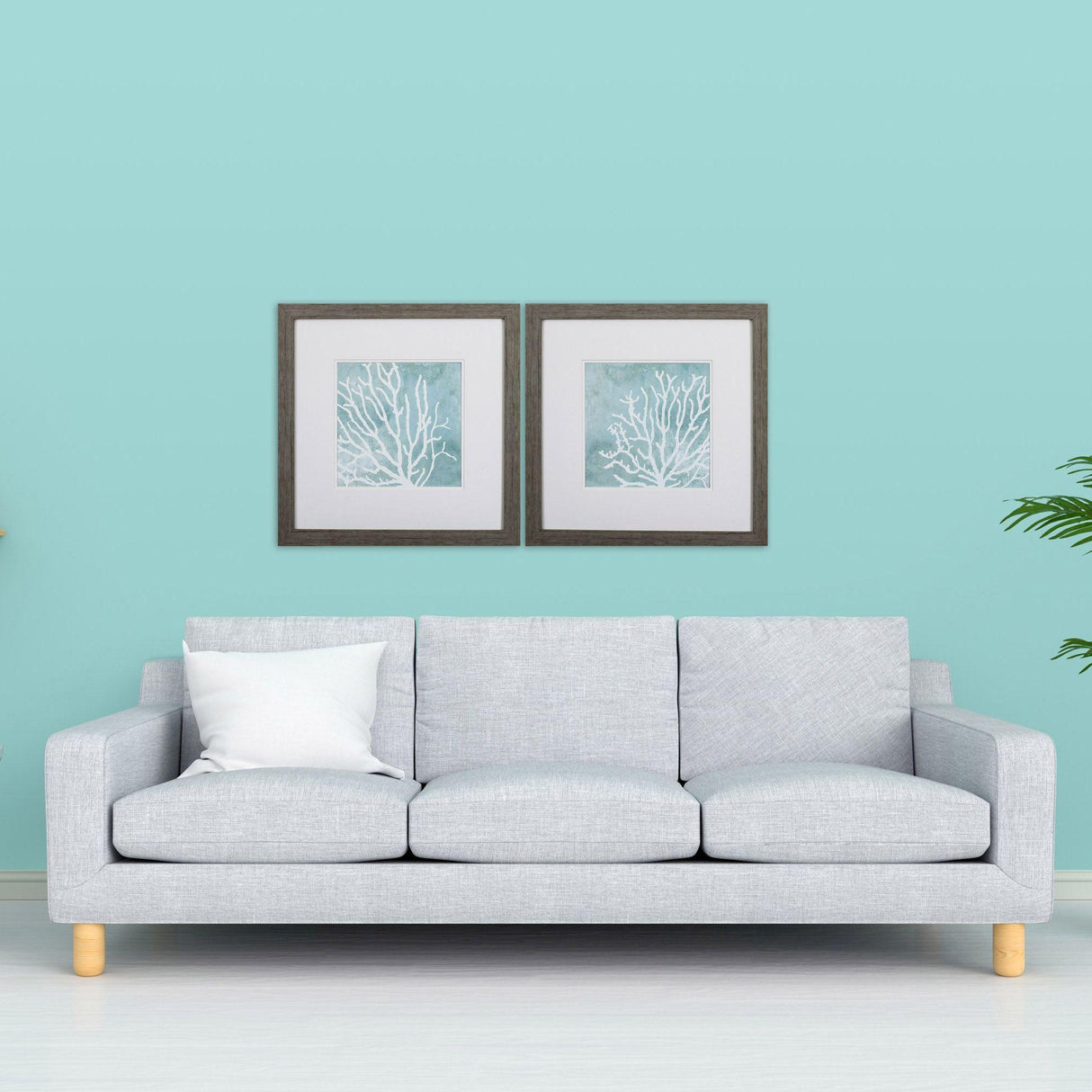 Paragon Sea Crown S/2 Green 23 X 23 X 2 Wall Art