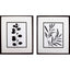 Paragon Leaf Imprint S/2 Black 32 X 28 X 2 Wall Art