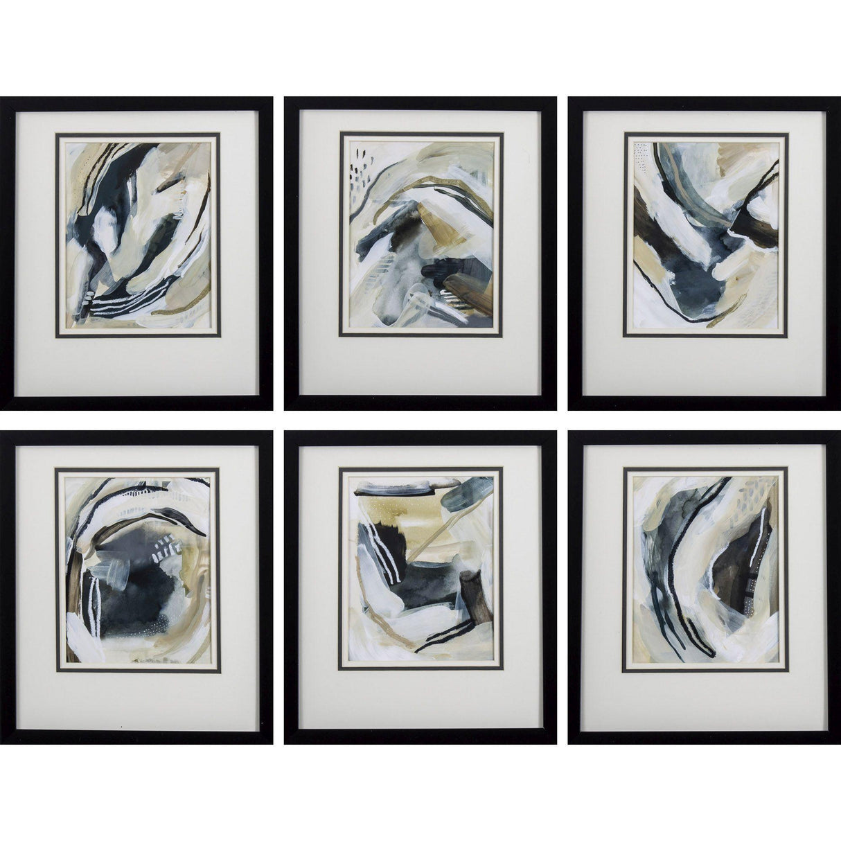 Paragon Abstract S/6 Green 16 X 14 X 2 Wall Art