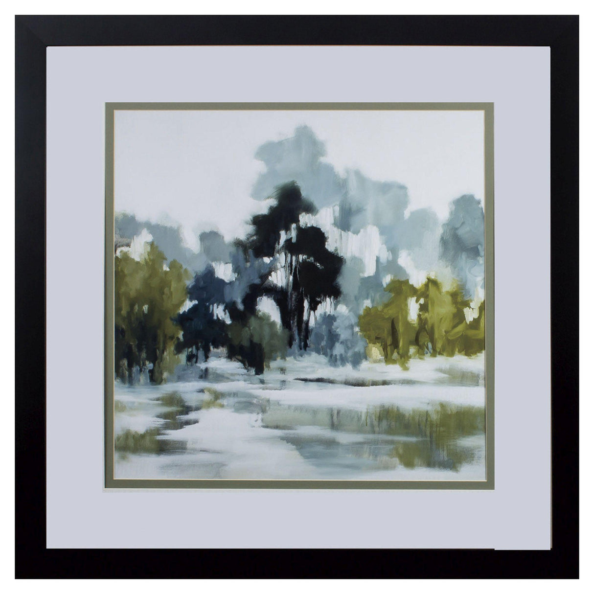 Paragon Reflections Green 30 X 30 X 2 Wall Art