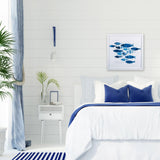 Paragon Sea Gold II Blue 27 X 27 X 2 Wall Art