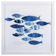 Paragon Sea Gold II Blue 27 X 27 X 2 Wall Art