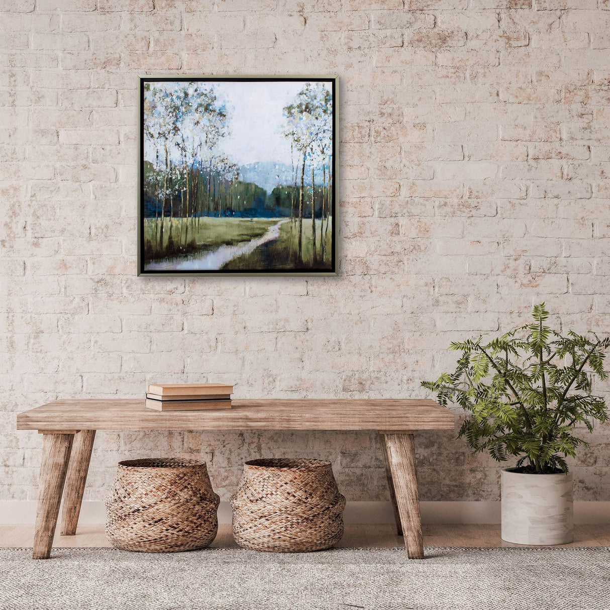 Paragon Lovely Landscape Brown 30 X 30 X 2 Wall Art