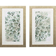 Paragon Green Flowerhead S/2 Green 33 X 21 X 1 Wall Art