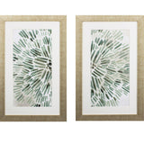 Paragon Green Flowerhead S/2 Green 33 X 21 X 1 Wall Art