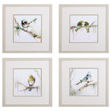 Paragon Birds on Branch S/4 Green 17 X 17 X 1 Wall Art