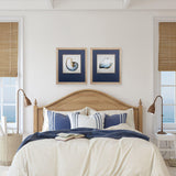 Paragon Simple Shell S/2 Blue 24 X 21 X 1 Wall Art