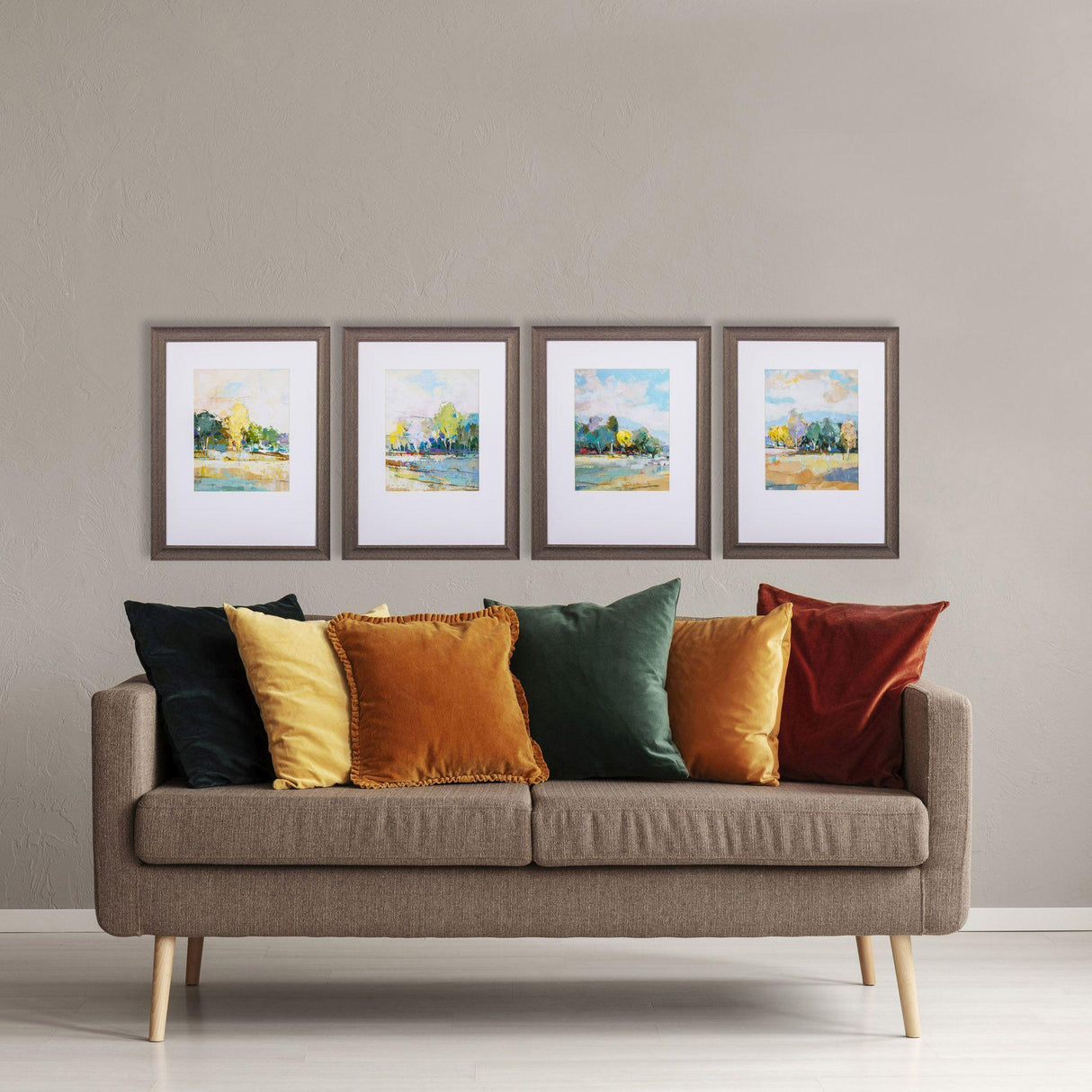 Paragon Forest Expanse S/4 Blue 26 X 20 X 1 Wall Art