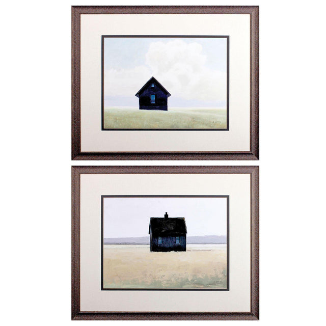 Paragon Lonely Landscape S/2 Green 30 X 36 X 1 Wall Art