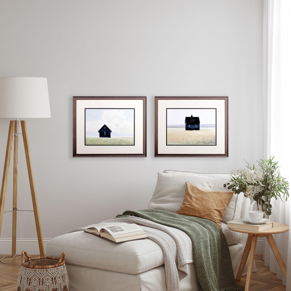 Paragon Lonely Landscape S/2 Green 30 X 36 X 1 Wall Art