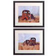 Paragon Farm Truck S/2 Brown 17 X 20 X 2 Wall Art