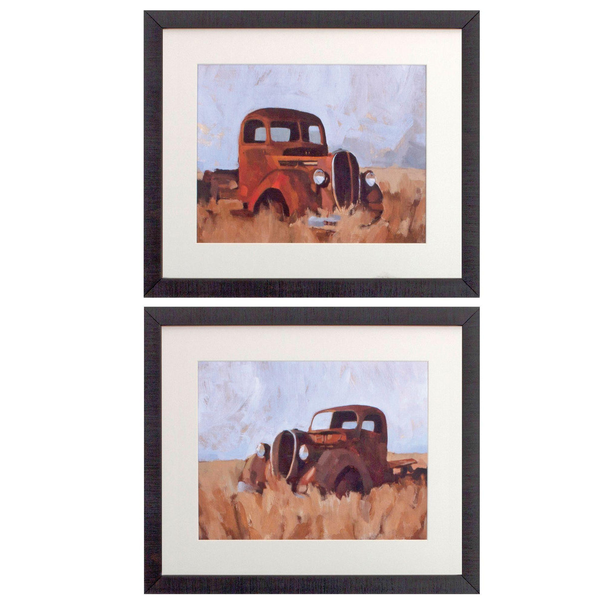 Paragon Farm Truck S/2 Brown 17 X 20 X 2 Wall Art