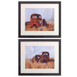 Paragon Farm Truck S/2 Brown 17 X 20 X 2 Wall Art