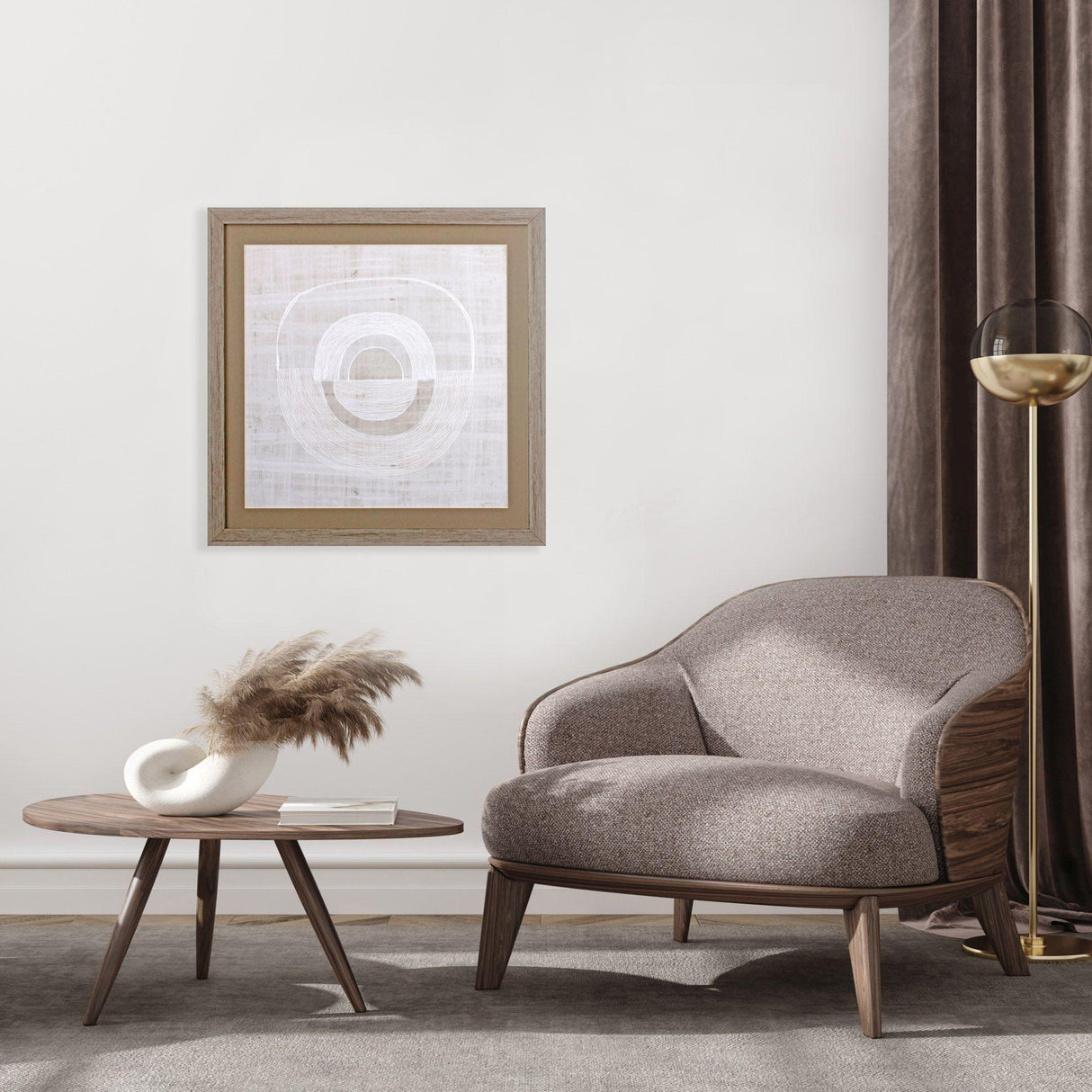 Paragon Organic Weave I Neutral 30 X 30 X 2 Wall Art