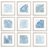 Paragon Spa Palms S/9 Blue 13 X 13 X 1 Wall Art