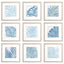 Paragon Spa Palms S/9 Blue 13 X 13 X 1 Wall Art