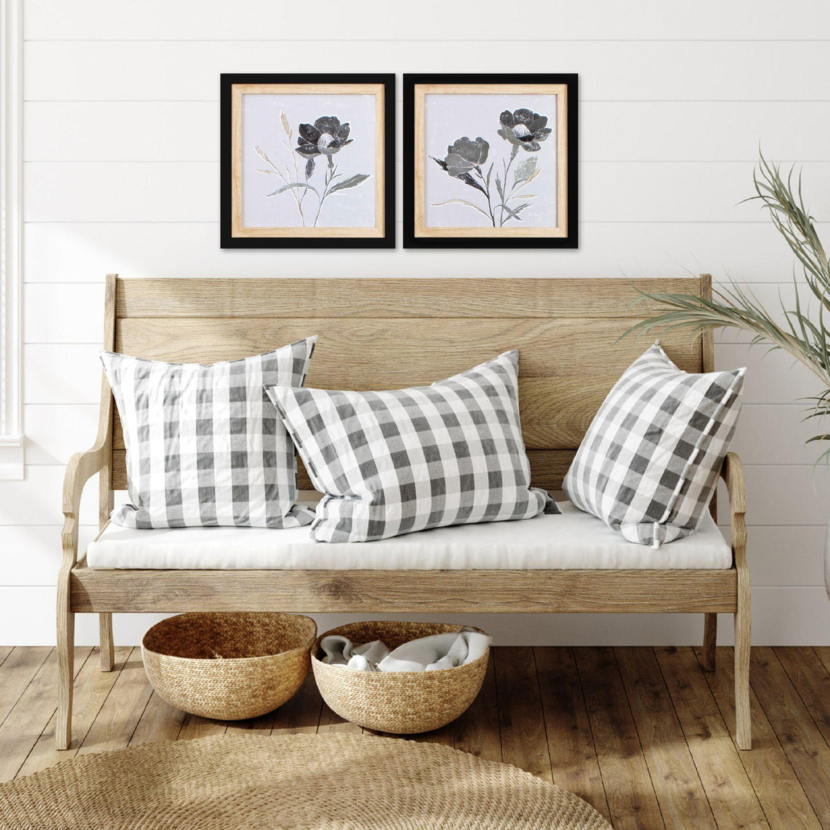 Paragon Dark Ophelia S/2 Gray 16 X 16 X 2 Wall Art