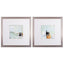Paragon Bay View Morning S/2 Turquoise 26 X 26 X 2 Wall Art