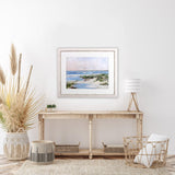 Paragon Soft Morning Sea Blue 28 X 34 X 1 Wall Art