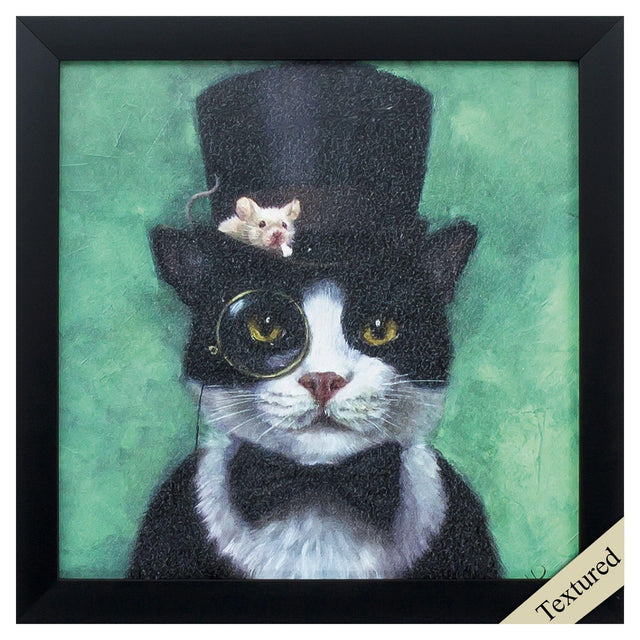 Paragon Tuxedo Cat Neutral 11 X 11 X 2 Wall Art