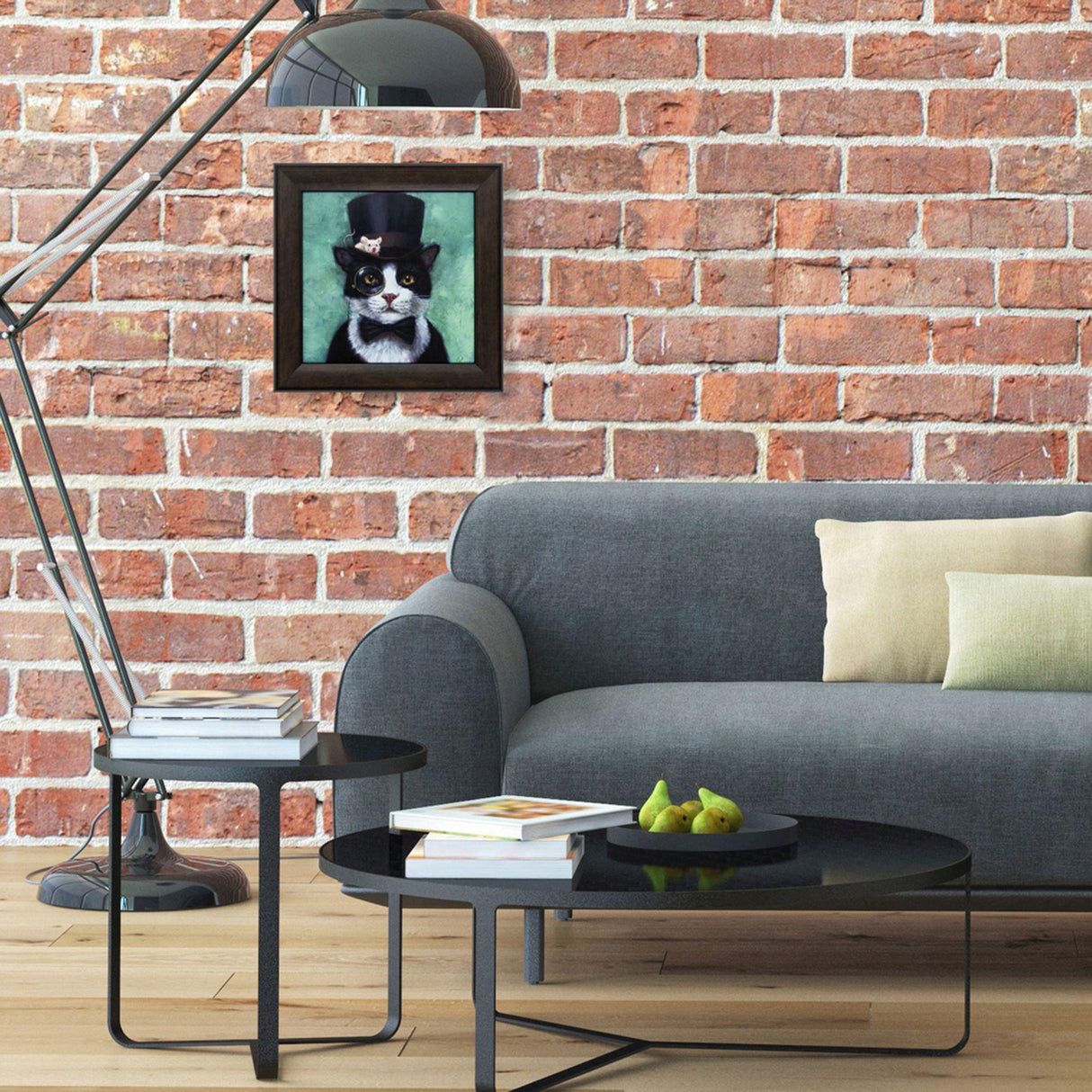 Paragon Tuxedo Cat Neutral 11 X 11 X 2 Wall Art
