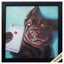Paragon Dog Selfie Neutral 11 X 11 X 2 Wall Art