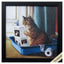 Paragon Kitty Throne Neutral 11 X 11 X 2 Wall Art