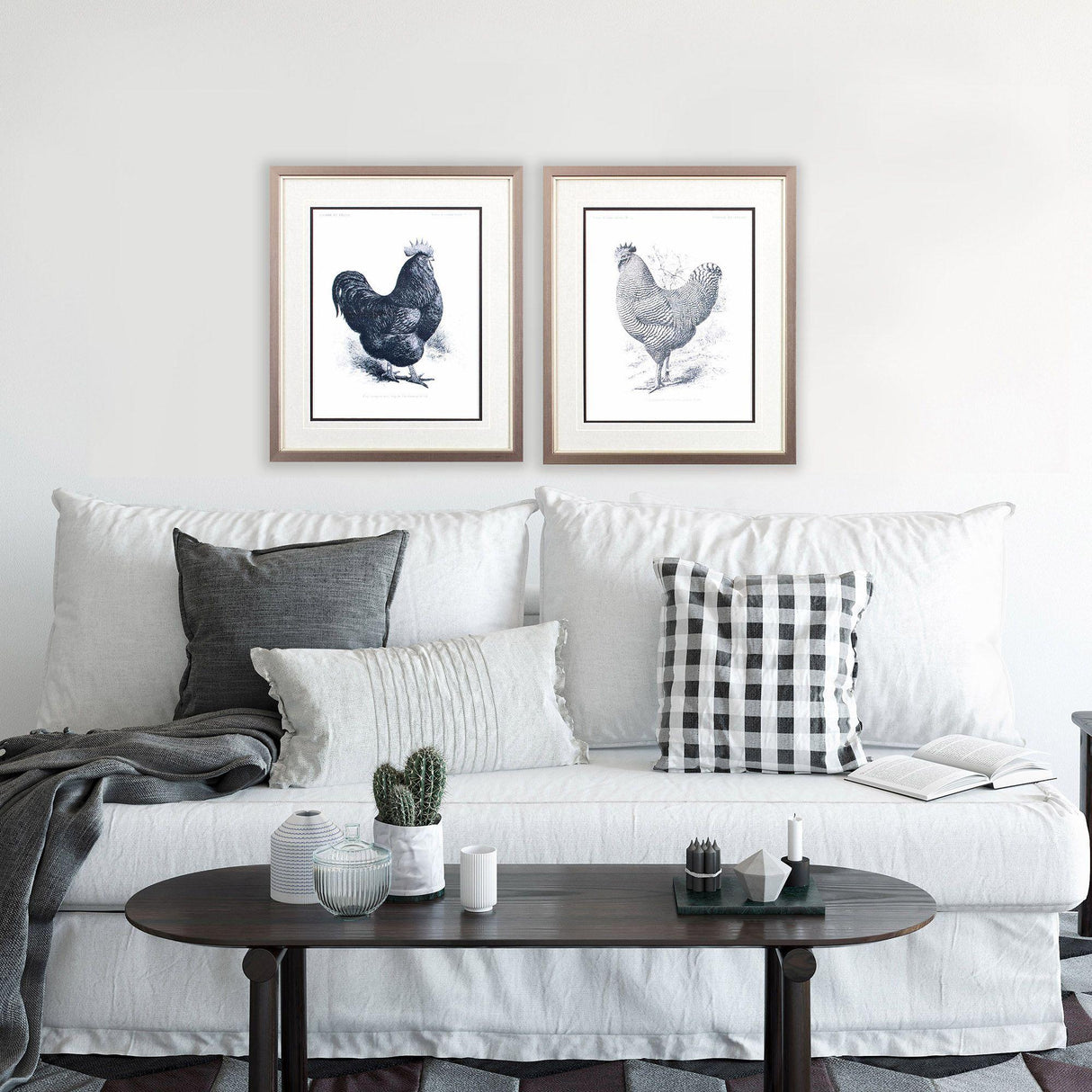 Paragon Vintage Farmhouse S/2 Black 20 X 17 X 1 Wall Art
