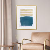 Paragon Mirror II Teal 36 X 30 X 2 Wall Art