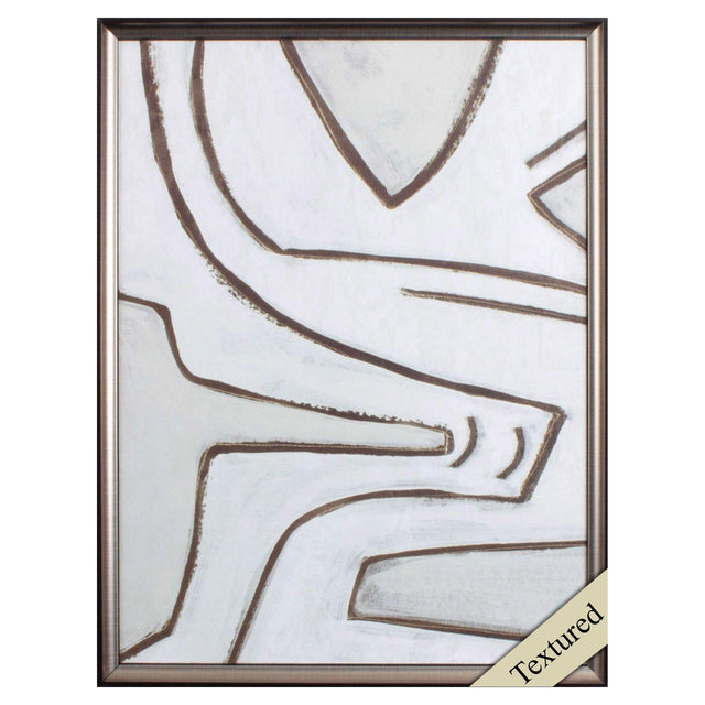 Paragon Line Work I Brown 25 X 19 X 2 Wall Art