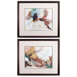 Paragon Earth Abstract S/2 Brown 27 X 31 X 1 Wall Art
