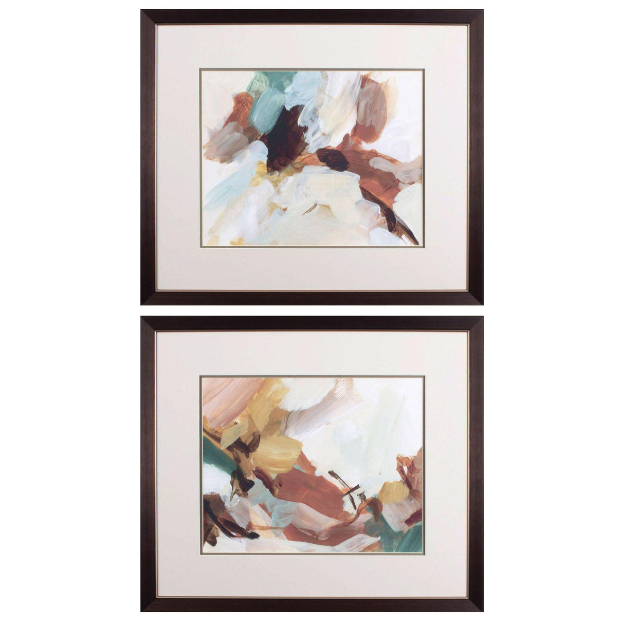 Paragon Earth Abstract S/2 Brown 27 X 31 X 1 Wall Art