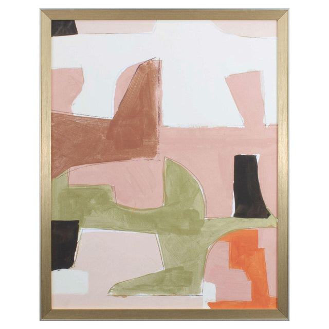 Paragon New Jigsaw I Green 30 X 24 X 2 Wall Art