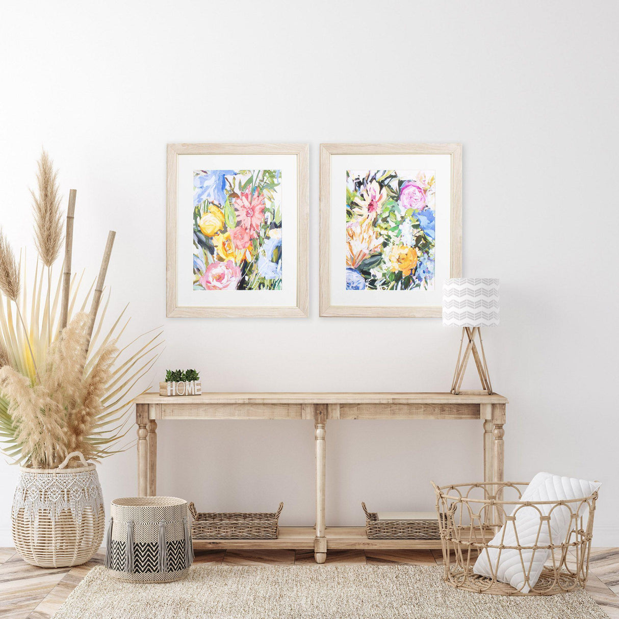 Paragon Flora Botanic S/2 Pink 23 X 19 X 1 Wall Art