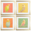 Paragon Colorful Bird B S/4 Green 18 X 18 X 2 Wall Art