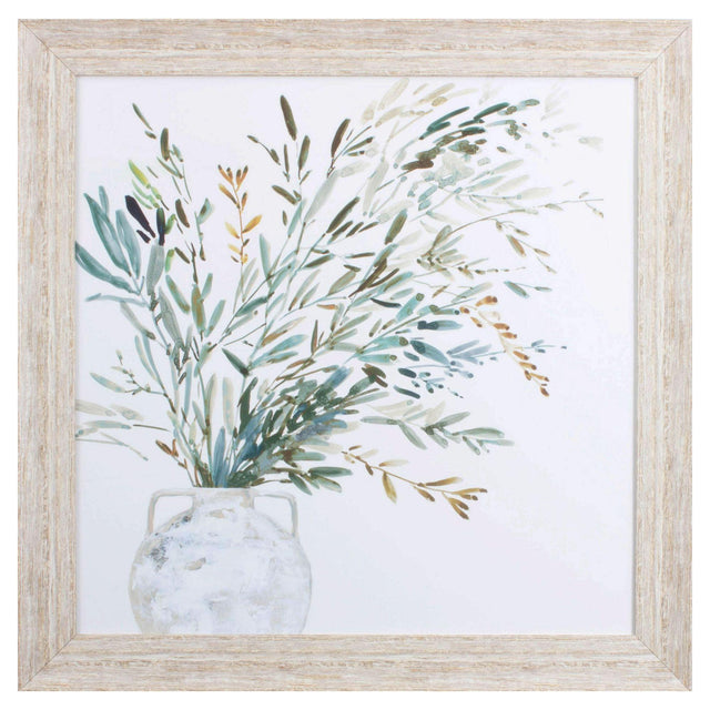 Paragon Vase of Grass I Green 28 X 28 X 2 Wall Art